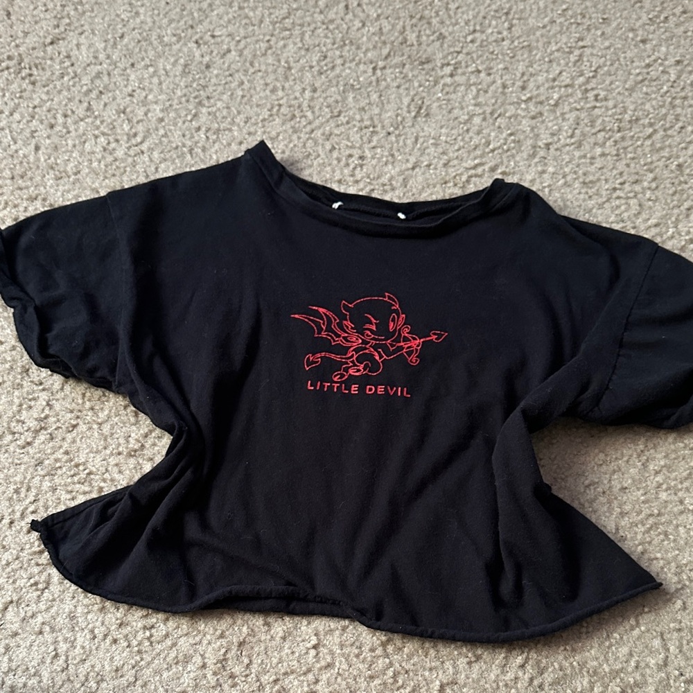 Hot Topic Black 'Little Devil' Top